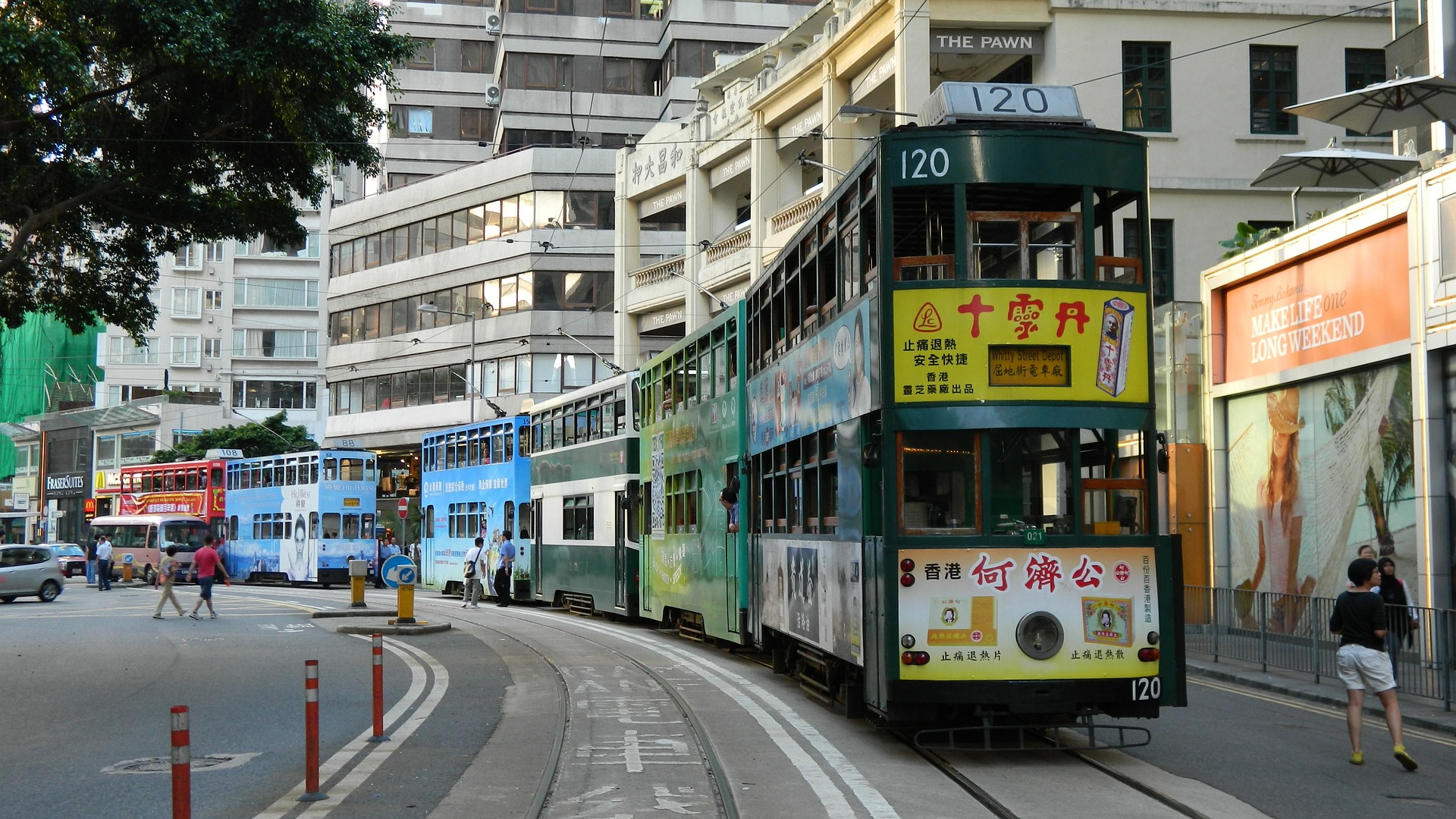 HONG KONG - DINGDING TRAM - SHOPPING TOUR 4N3Đ